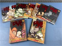 9X JEFF SMITH BONE SCHOLASTIC BOOKS