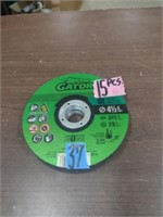 15 Gator 4.5" Masonry Abrasive Wheels