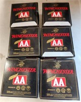 W - 6 BOXES WINCHESTER AMMUNITION (W19)