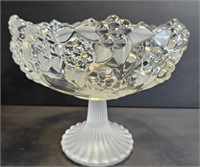 Vintage Walther Glass Pedestal Bowl