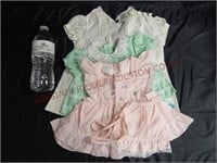 Vintage Baby Girl Dresses ~ Lot of 3