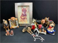 Dog Figurines, Ornaments, Picture Frames