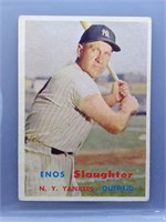 1957 Topps Enos Slaughter