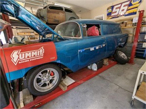 1956 CHEVY SEDAN DELIVERY HOT ROD AND ACCESSORIES