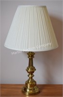 (B2) Brass Table Lamp - 28" tall