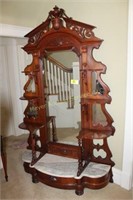 Beautiful Antique Etagere w /Marble