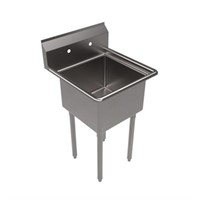 STAINLESS STEEL 1 COMPARTMENT SINK W/ 18X18X12D