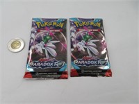 2 pack neufs de cartes Pokémon