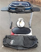 Coleman Propane Grill With Stand  and Griddle