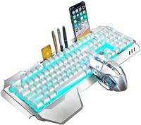 LexonElec Wireless Keyboard and Mouse,Blue