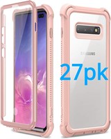 27pk Dexnor Galaxy S10 Plus Case  Rugged  Pink