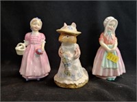 Three Royal Doulton Figurines