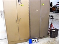 (2) Storage Cabinets w/Contents