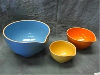 Nesting Ceramic Batter Bowls