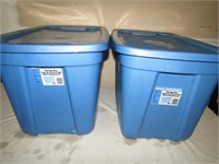 2- 20 Gal Storage Containers