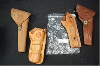 (4) Ruger Brand Leather Gun Holsters