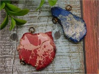 IMPRESSION JASPER PENDANTS ROCK STONE LAPIDARY SPE