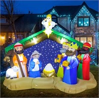 8 FT Christmas Inflatables Nativity