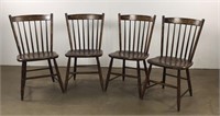 Four Hitchcock dining chairs (2 of 2 sets)