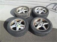 (4) Tires on Alum Rims
