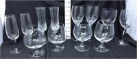 (6) Sets of 2 - Wine & Brandy Glasses