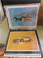 Binder of Antique Car Photos