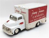Japan Tin Friction Fanny Farmer Box Truck