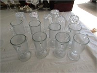 10 GLASS MUGS,6 GLASSES