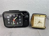 Bradley and Westclox Quartz Bell Alarm Clocks