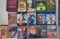 Lot of 16 Movies DVDs ,Blu-Rays & 1 vhs New & Use