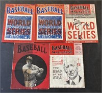 Vintage Baseball Magazine lot