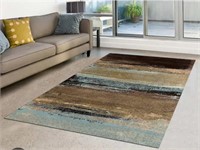 Art Carpet Aden Indoor Rug, Brown Blue 7ft. 6in.