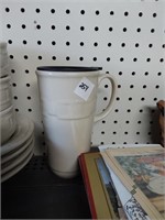 Longaberger Pottery Travel Mug
