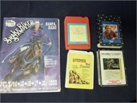 3 VINTAGE 8 TRACK TAPES AND MORE