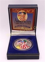 2000 Silver Eagle Colorized One Troy Ounce