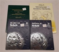 4 Albums of Jefferson Nickels (Modern, 161