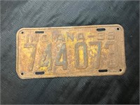 License Plate   1939