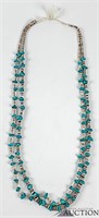 2-Strand Turquoise Necklace