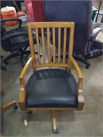 Nice wooden office chairs. 36x21x25.