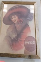 Framed Coca Cola Print