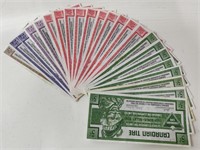Collection Of Canadian Tire Paper Money