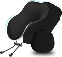 LUXSURE Travel Pillow - Memory Foam Neck Pillow