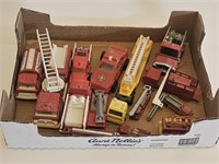 COOL LOT OF VTG FIRE RESCUE VEHICLES-GOOD SHAPE