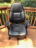 High Back Executive Office Arm Chair on Wheels