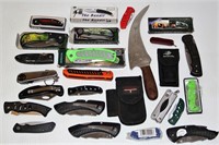 Lot of Mainly Pocket Knives Some New