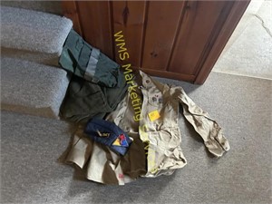 Military Shirt, Blanket & Medals