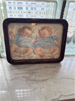 Vintage Twin Baby Art