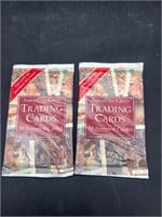 American girl trading cards 2 packs