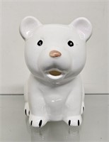 White Porcelain Ceramic Bear Pitcher