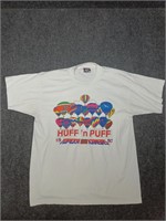 1993 Topeka, KS, huff 'n puff tee, size large